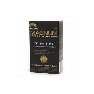 Trojan Magnum Thin Condoms (12ct) | 22600646143 | Discreet Personal Wellness