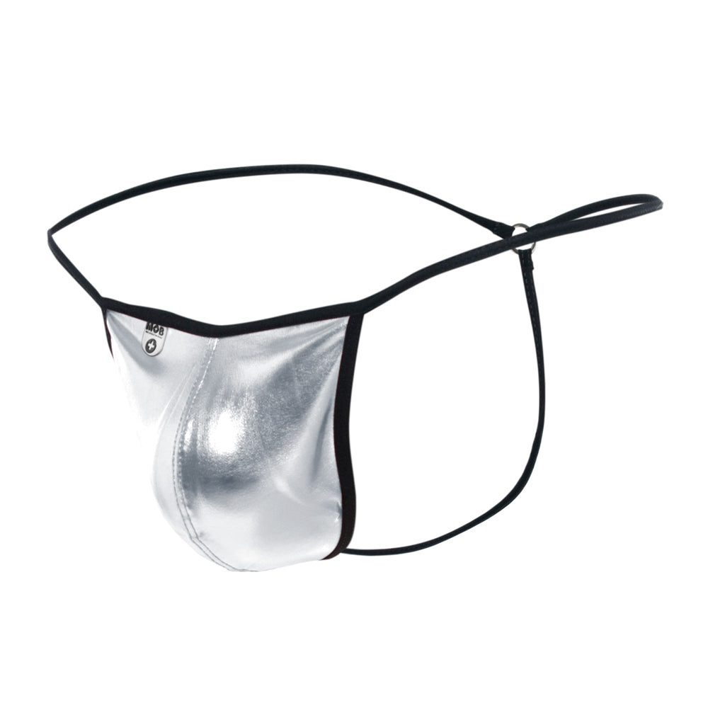 Mirror G String Silver S/M | 47393585257 | Discreet Personal Wellness