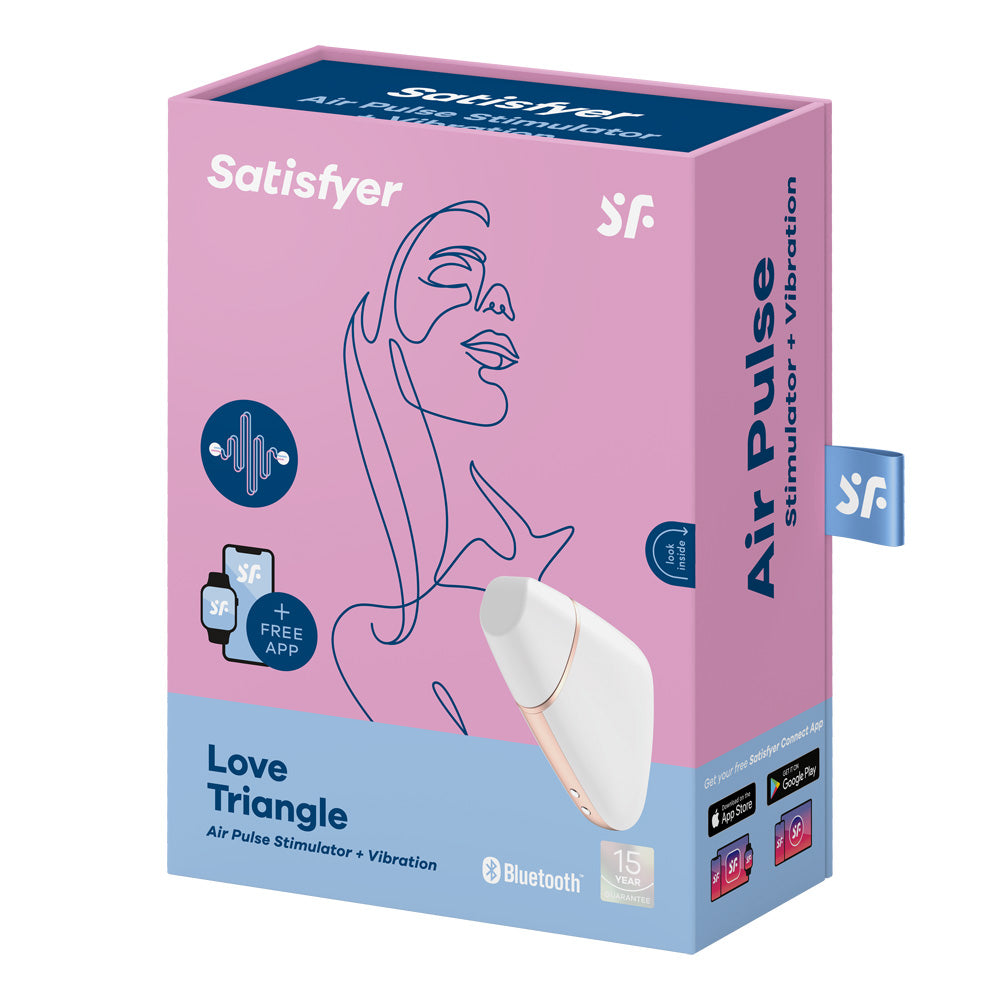 Satisfyer Love Triangle White | 4061504007533 | Discreet Personal Wellness