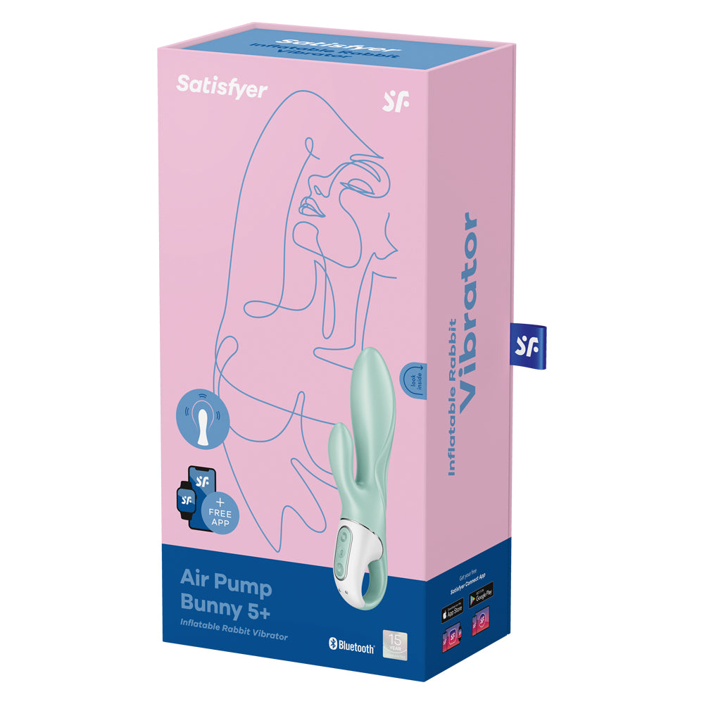 Air Pump Bunny 5+ Mint | 4061504038537 | Discreet Personal Wellness