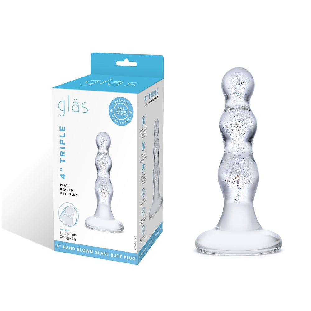 Triple Play Beaded Butt Plug | 4890808062791 | Discreet Personal Wellness