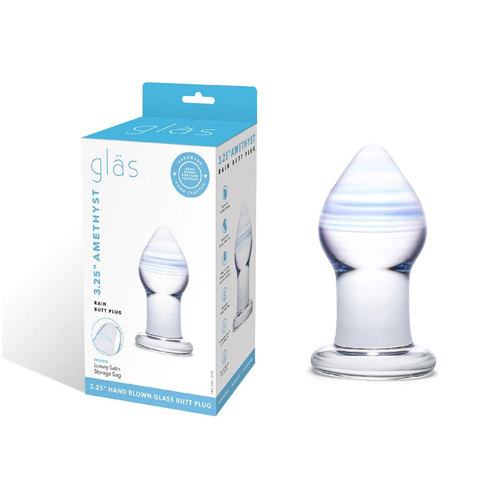 Amethyst Rain Butt Plug | 4890808063262 | Discreet Personal Wellness