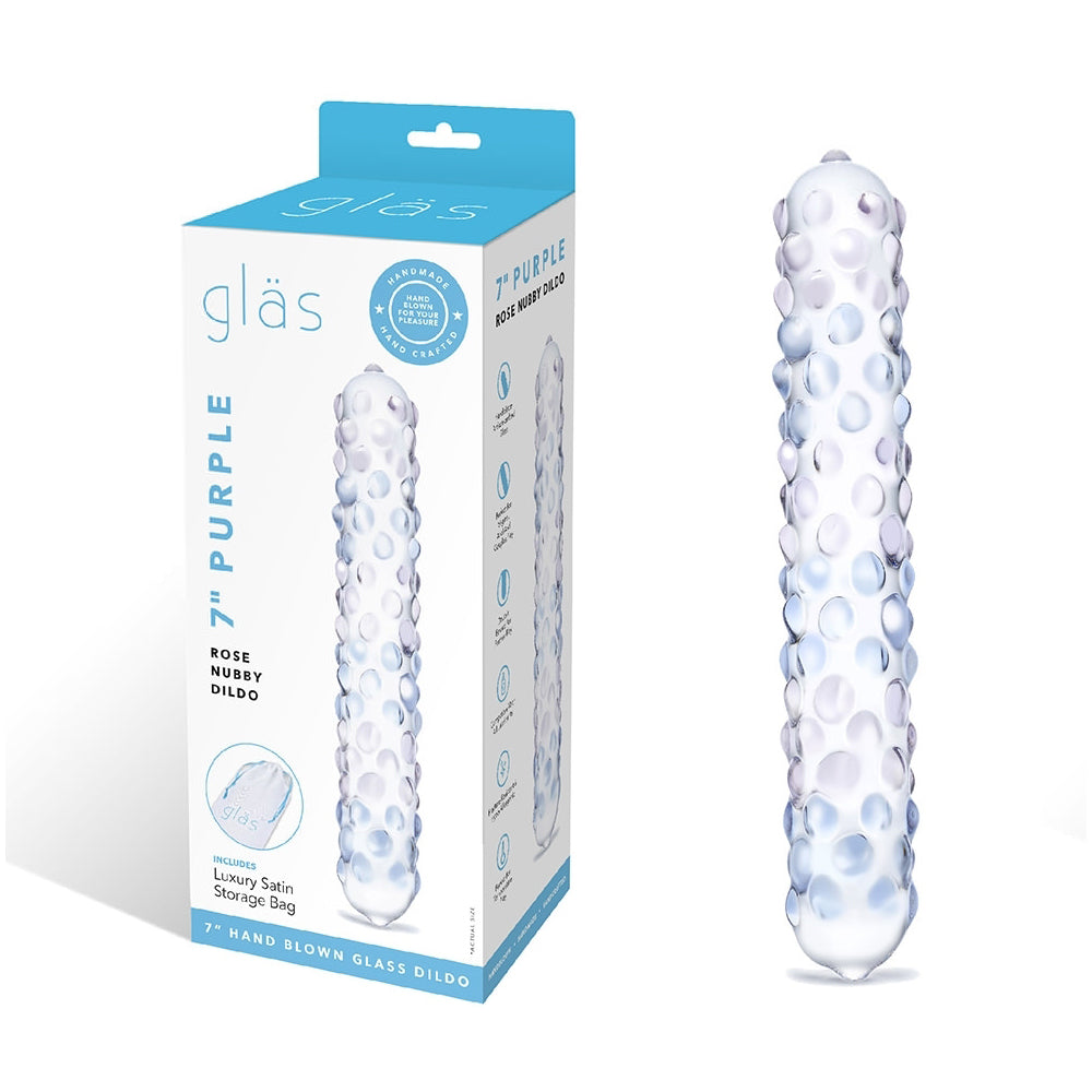 Purple Rose Nubby Dildo | 4890808063583 | Discreet Personal Wellness