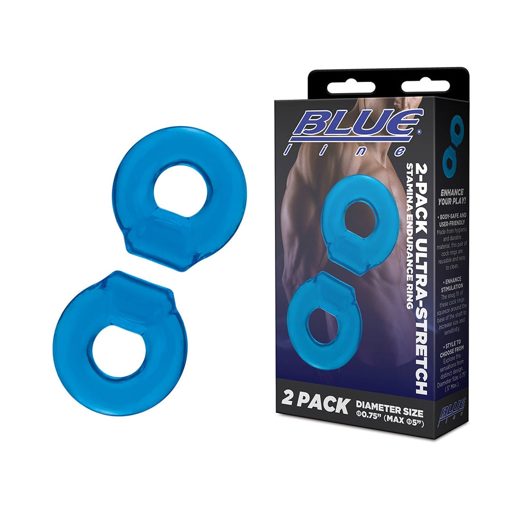 2-Pack Ultra-Strech Stamina Endurance Ring | 4890808264614 | Discreet Personal Wellness
