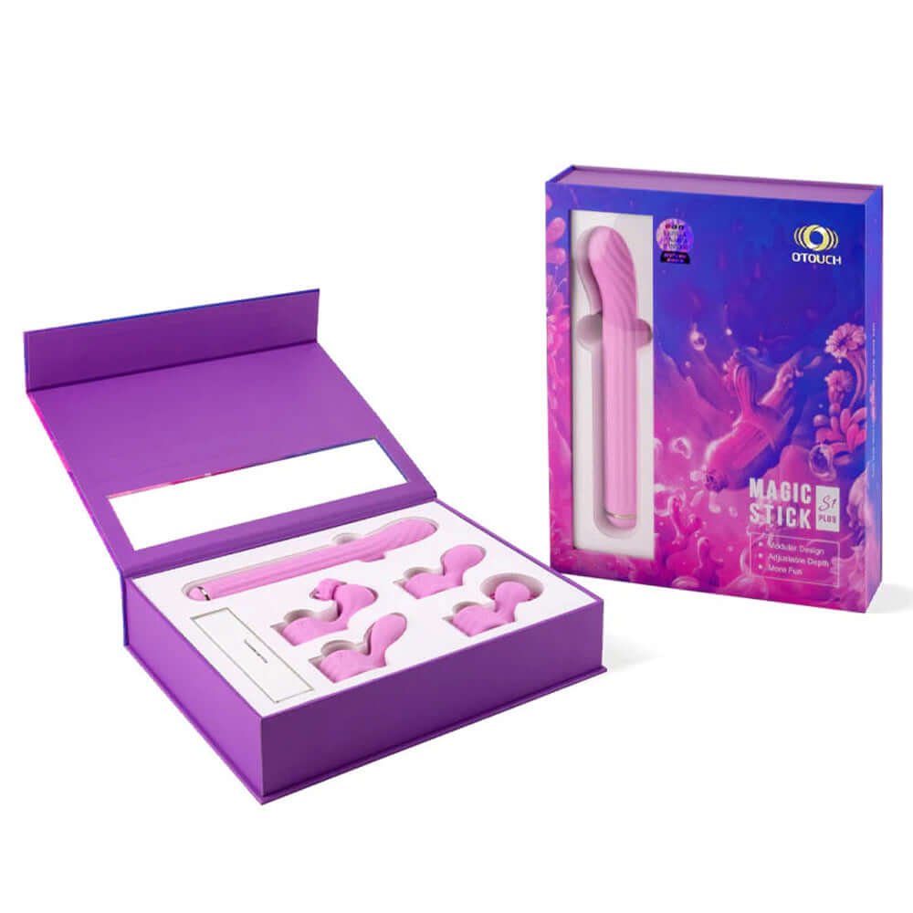 Magic Stick Multi Functioning Vibrator S1 Plus Pink | 4897127060408 | Discreet Personal Wellness
