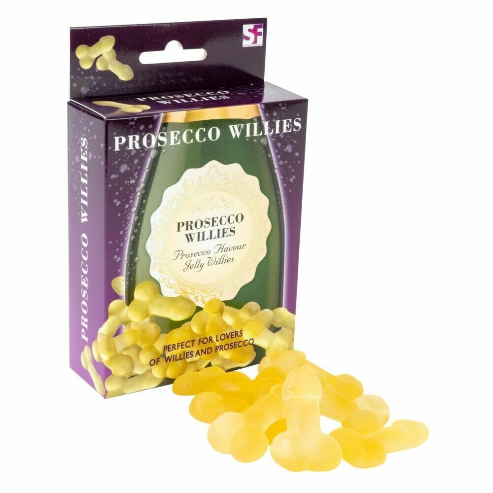 Prosecco Willies Penis Shape Gummies Champagne Flavor | 5023664003700 | Discreet Personal Wellness
