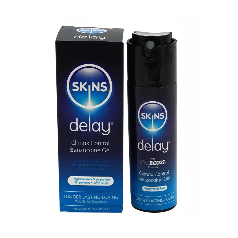 Skins Benzocaine Delay Serum 15 ml. | 5037353004961 | Discreet Personal Wellness