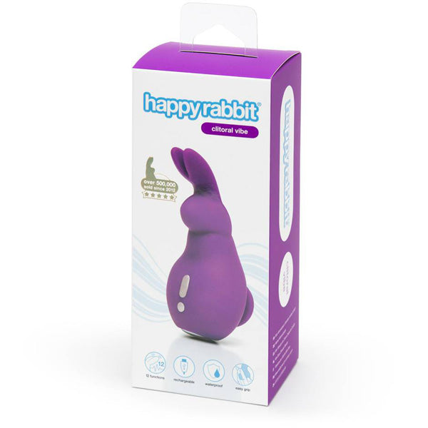 Happy Rabbit Mini Ears Rechargeable Rabbit Finger Vibrator Purple | 5060020006524 | Discreet Personal Wellness