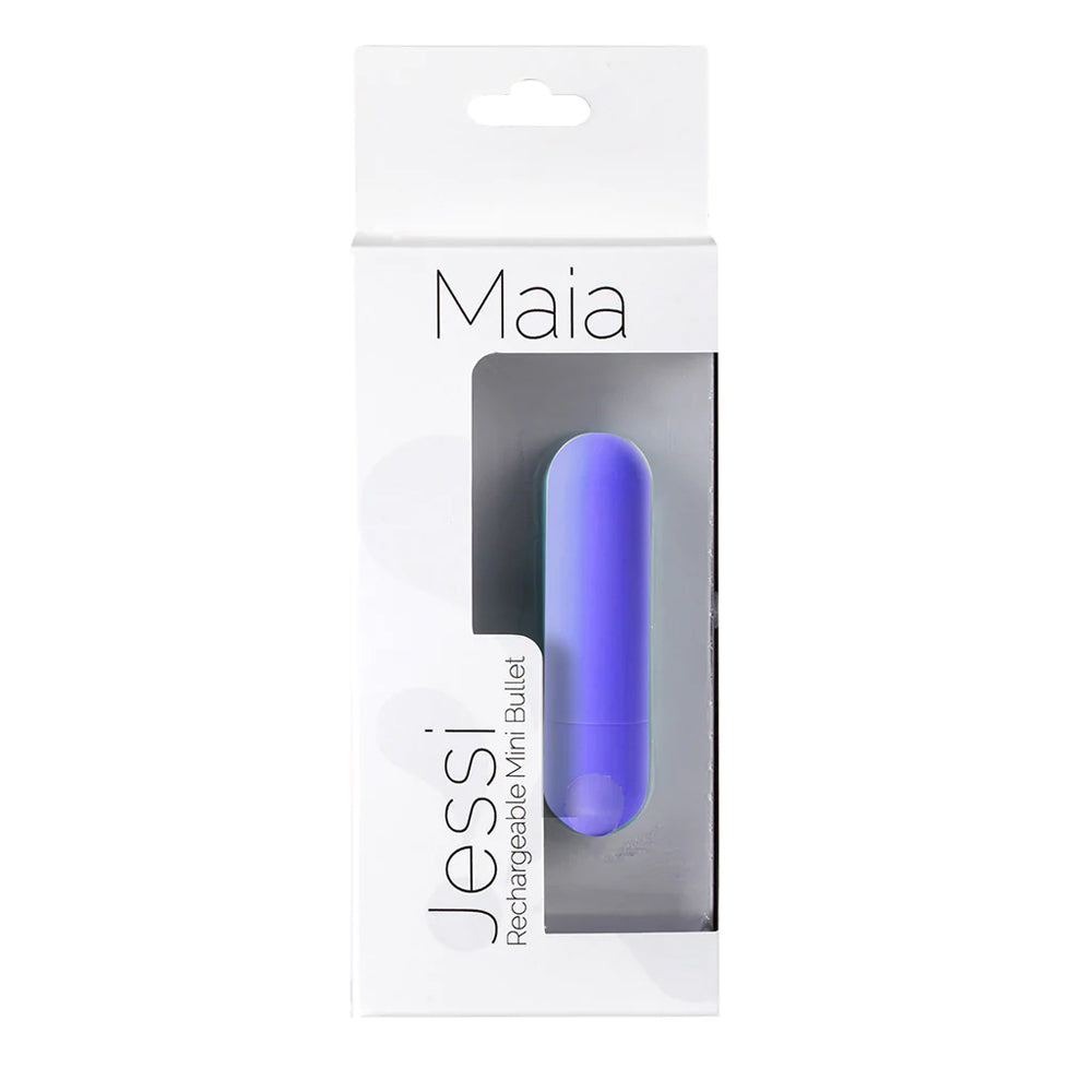 Maia Jessi USB Rechargeable Super Charged Mini Bullet PURPLE | 5060311472625 | Discreet Personal Wellness