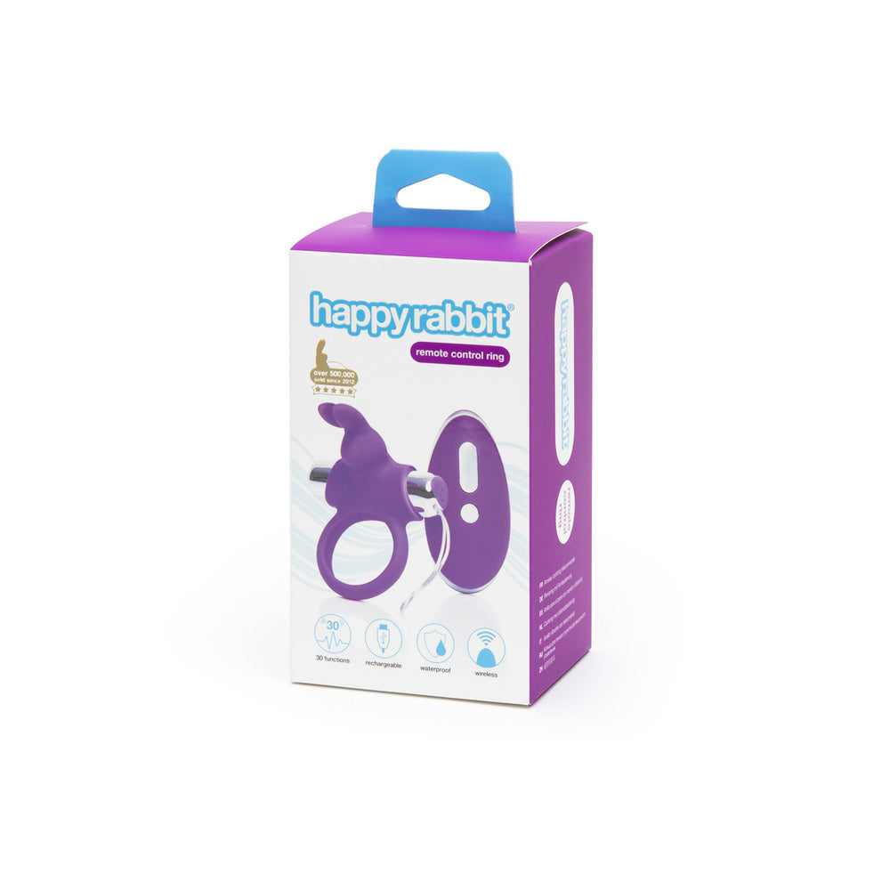 Happy Rabbit Remote Control Penis Ring | 5060680312386 | Discreet Personal Wellness