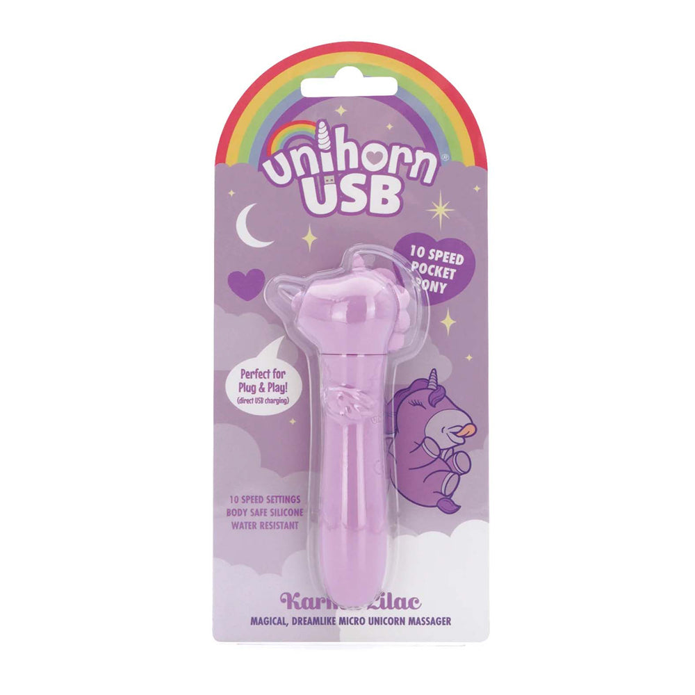 Unihorn USB Bullet Karma Lilac | 5061076320039 | Discreet Personal Wellness