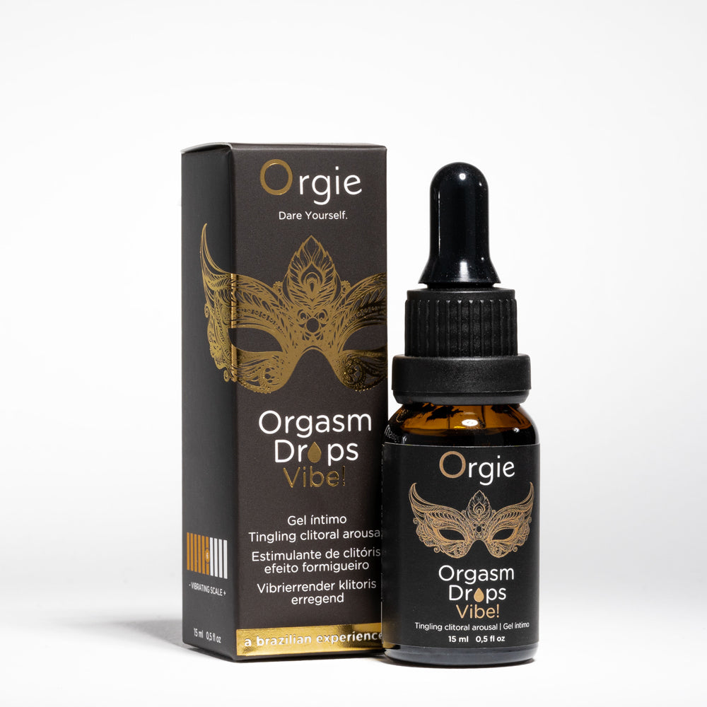 Orgie Orgasm Drops Vibe! Tingling Clitoral Arousal Serum | 5600742917656 | Discreet Personal Wellness