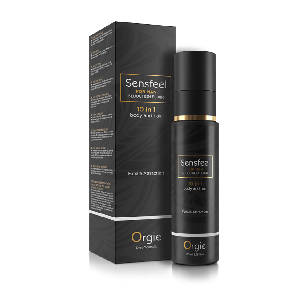 Orgie Sensfeel For Man Seduction Elixir 10-In-1 Body & Hair | 5600742917748 | Discreet Personal Wellness