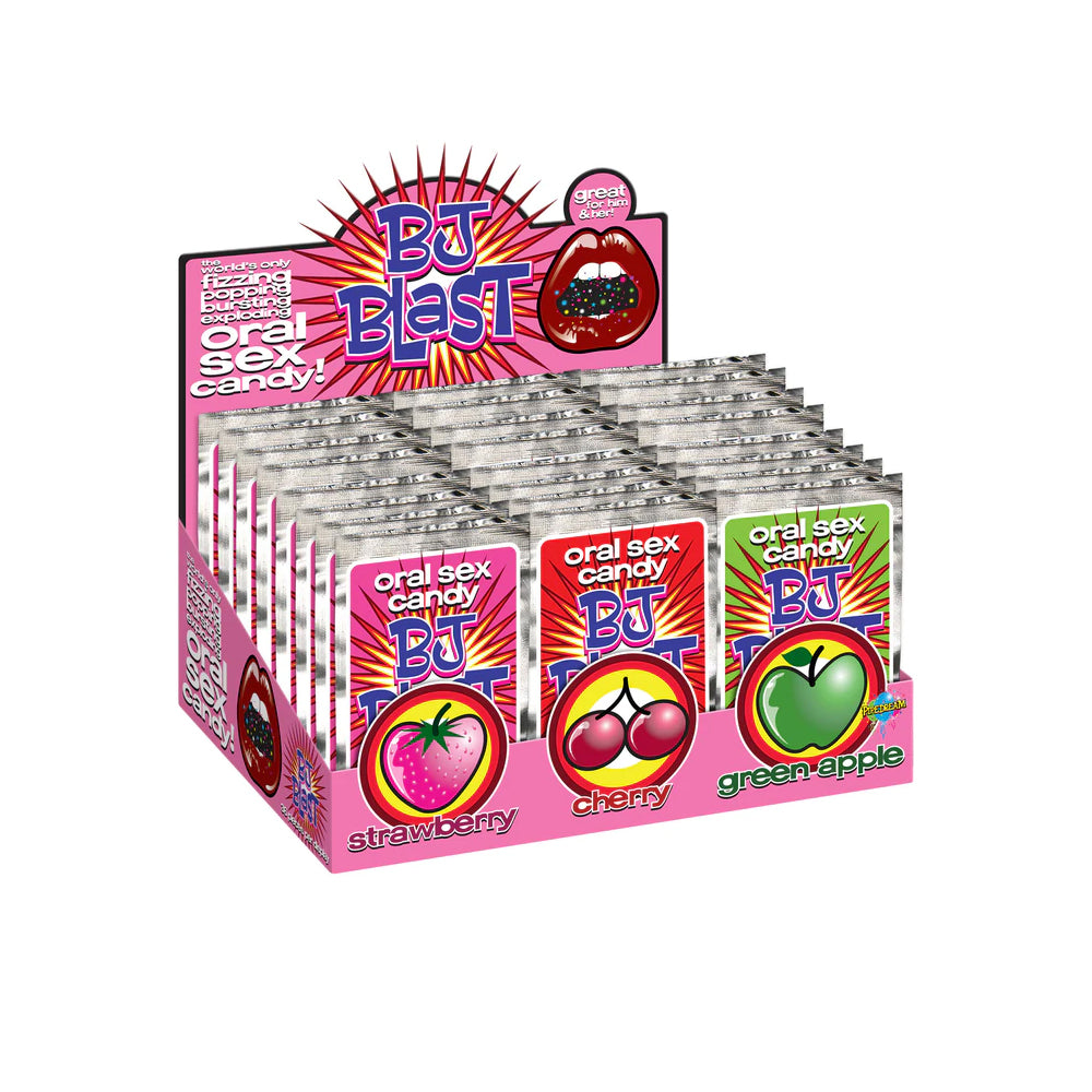 BJ Blast Strawberry, Cherry, and Green Apple (36/Display) | 603912262643 | Discreet Personal Wellness