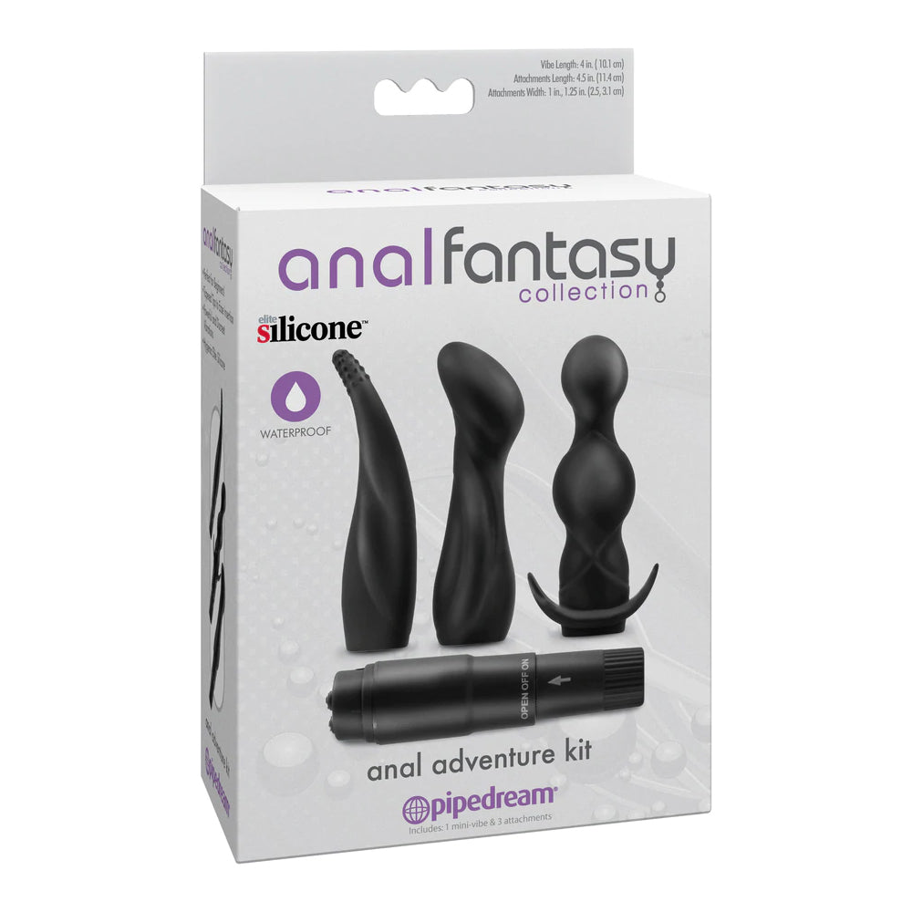 Anal Fantasy Collection Anal Adventure Kit Black | 603912332605 | Discreet Personal Wellness