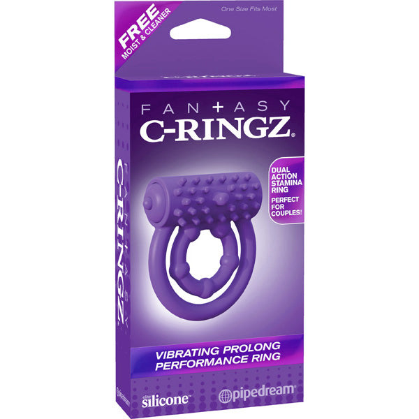 Fantasy C-Ringz Vibrating Prolong Performance Ring Purple | 603912358278 | Discreet Personal Wellness