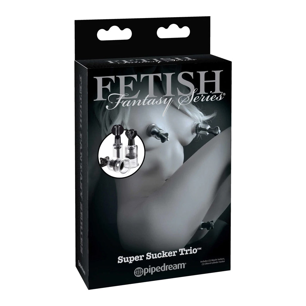 Fetish Fantasy Limited Edition Super Sucker Trio Black | 603912741285 | Discreet Personal Wellness