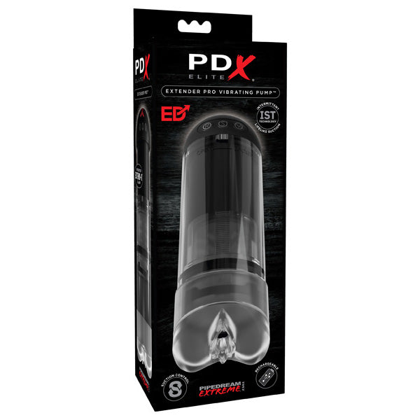 PDX Elite Extender Pro Vibrating Pump | 603912755435 | Discreet Personal Wellness