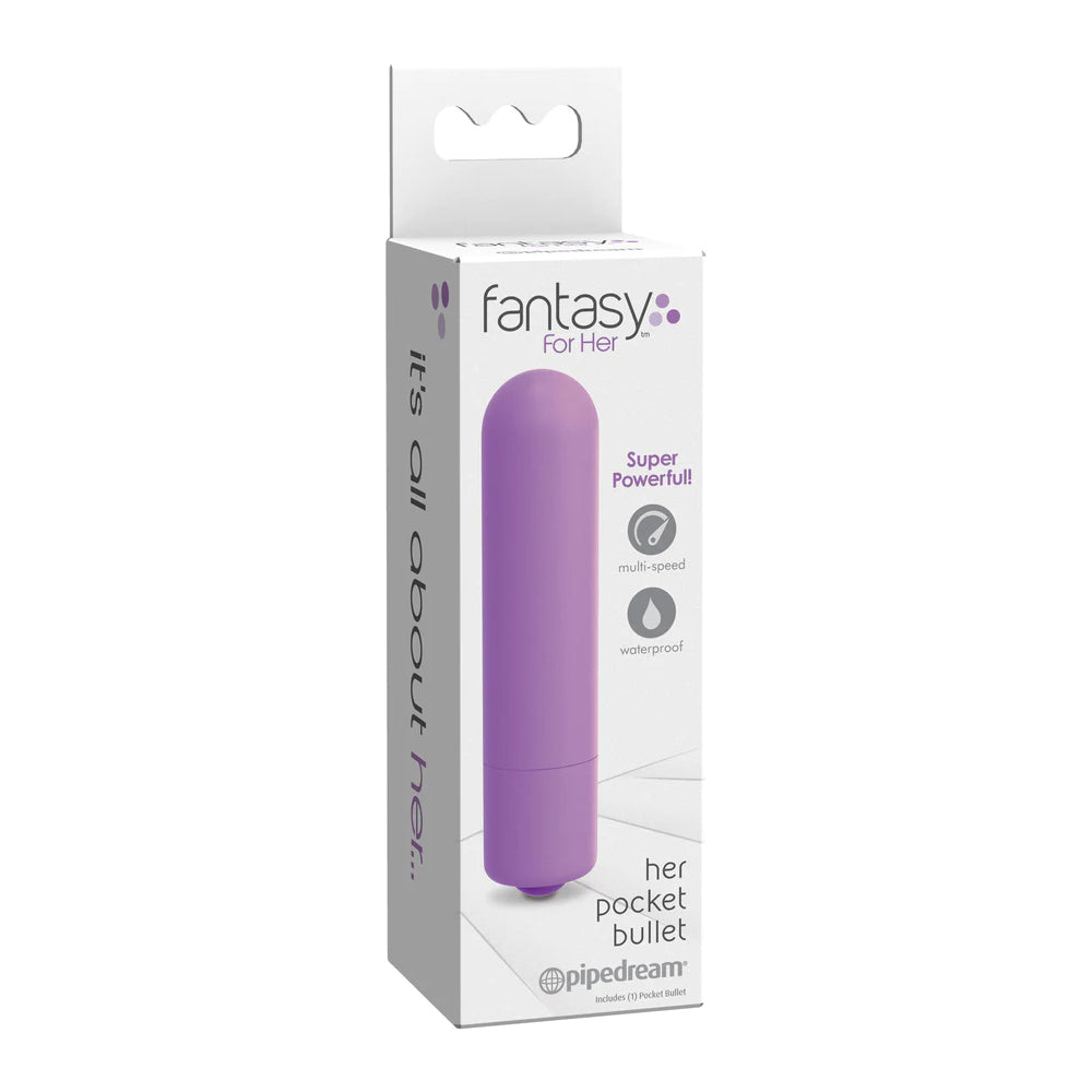 Fantasy For Her Her Pocket Bullet Purple | 603912757415 | Discreet Personal Wellness