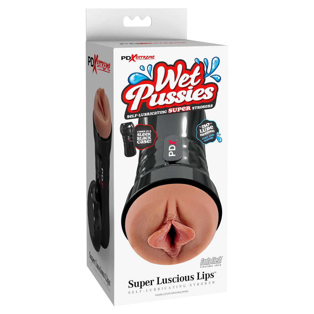 Pdx Extreme Wet Vaginas Super Luscious Lips Brown | 603912775129 | Discreet Personal Wellness