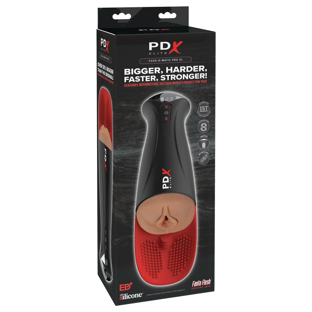Pdx Elite fun-O-Matic Pro XL Brown | 603912775921 | Discreet Personal Wellness