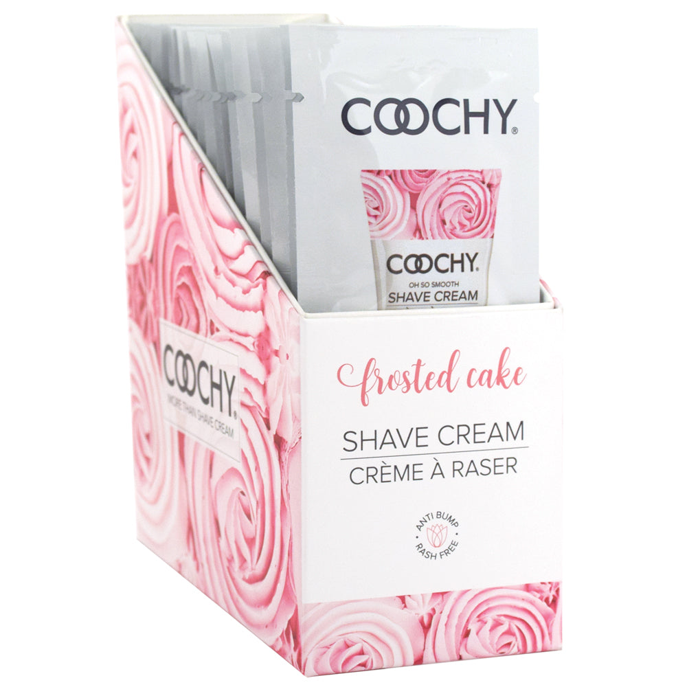 Coochy Shave Cream Frosted Cake 24Ct Display | 638258900560 | Discreet Personal Wellness