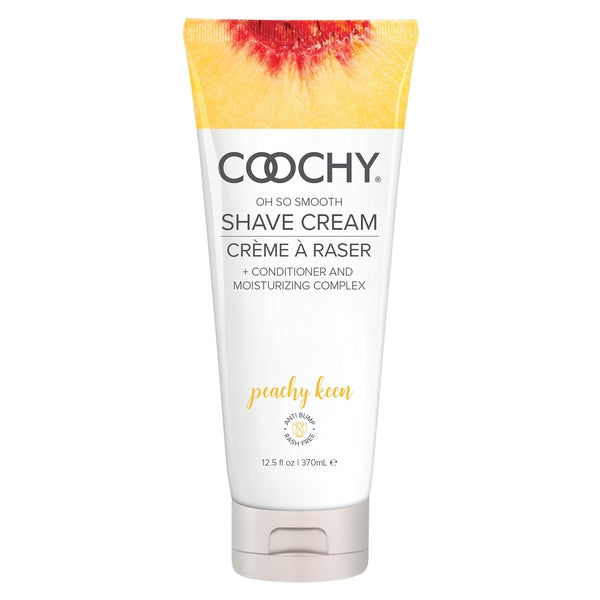 Coochy Shave Cream Peachy Keen 12.5 oz. | 638258902076 | Discreet Personal Wellness