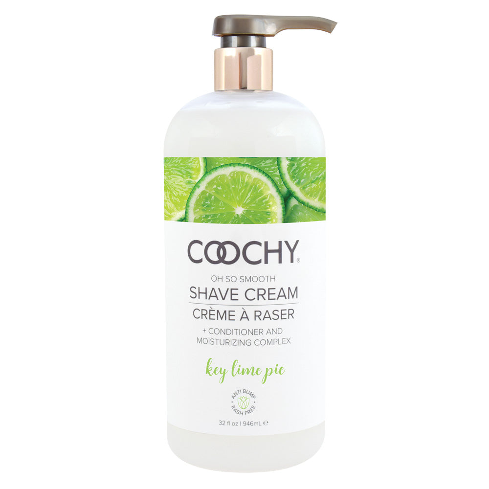 Coochy Shave Cream Key Lime Pie 32 oz. | 638258903356 | Discreet Personal Wellness