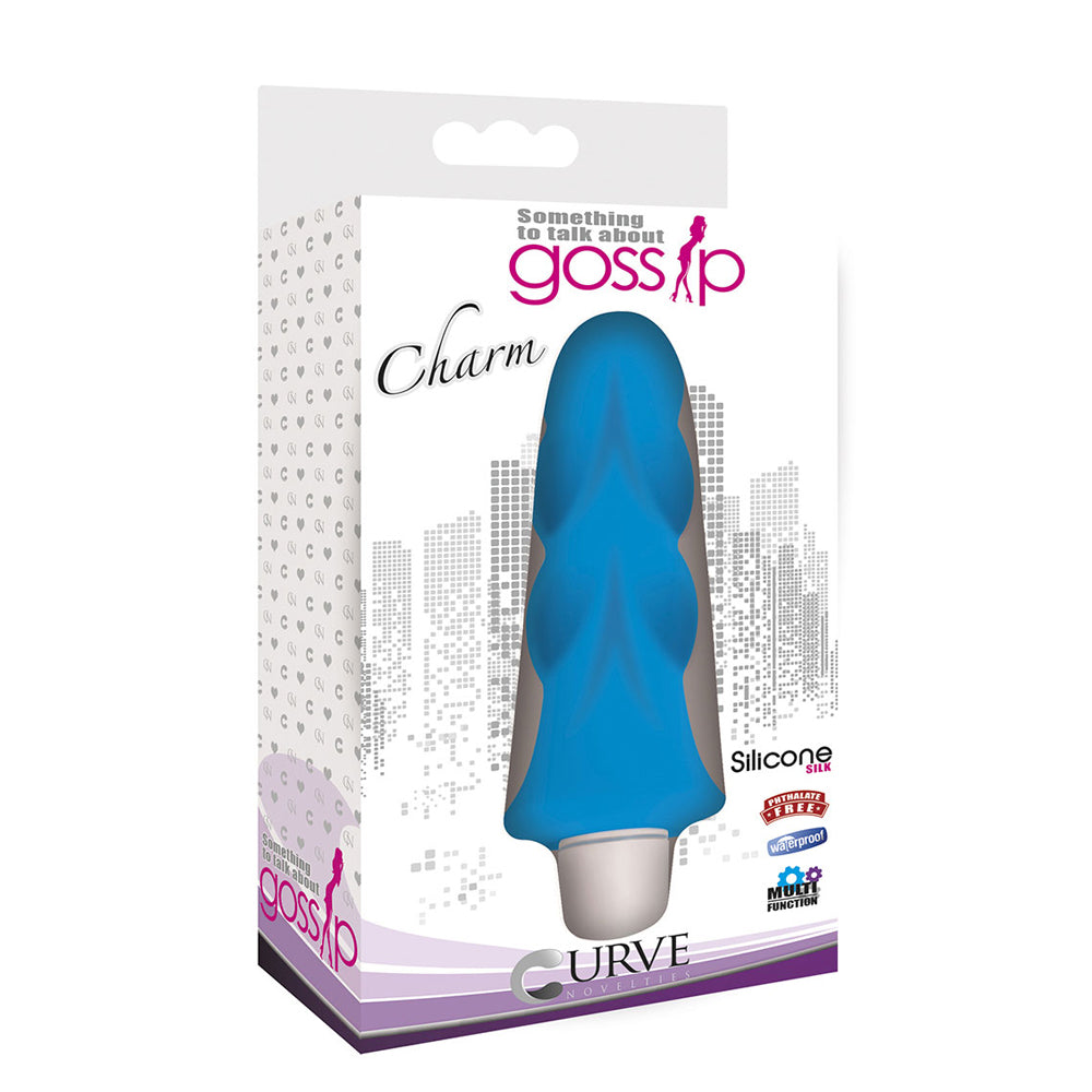 Gossip Charm - Azure | 642610430466 | Discreet Personal Wellness