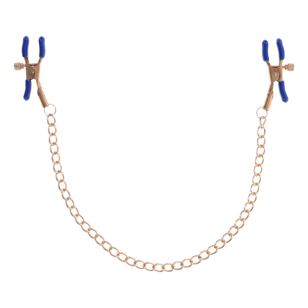 Cougar Chained Nipple Clamps | 646709099794 | Discreet Personal Wellness