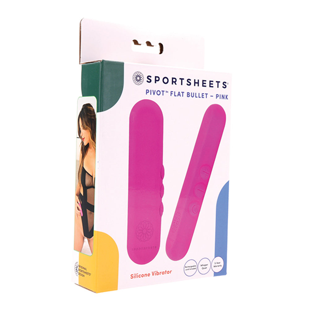 Pivot Flat Bullet Pink | 646709360184 | Discreet Personal Wellness