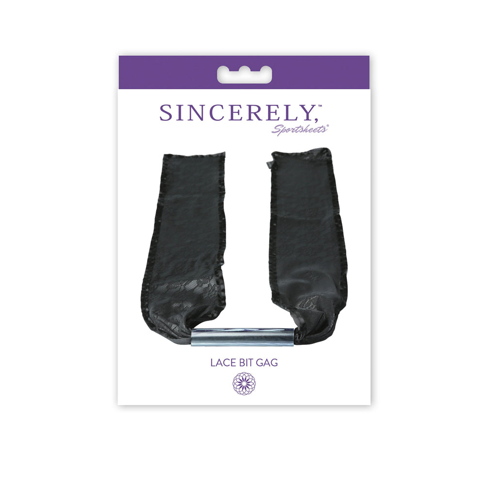Midnight Lace Bit Gag | 646709520021 | Discreet Personal Wellness