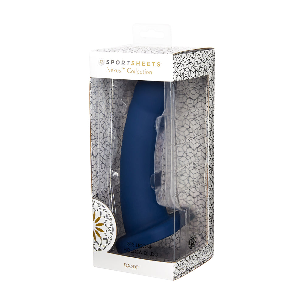 Nexus Blue Banx Hollow Dildo | 646709698362 | Discreet Personal Wellness
