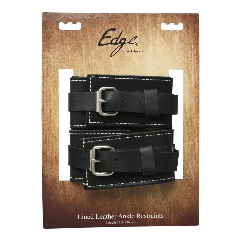 Edge Leather Ankle Restraints | 646709980214 | Discreet Personal Wellness