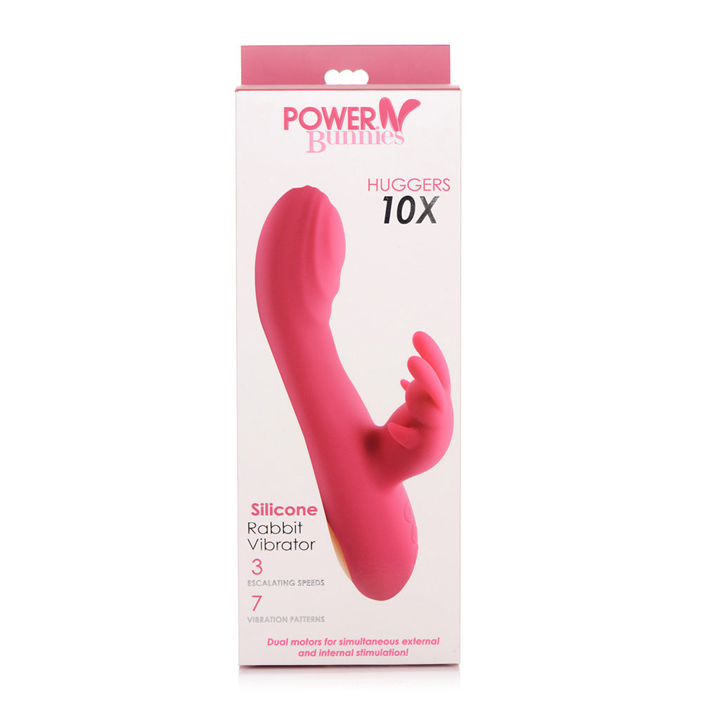 Power Bunnies Huggers 10X Rabbit Pink | 653078942460 | Discreet Personal Wellness