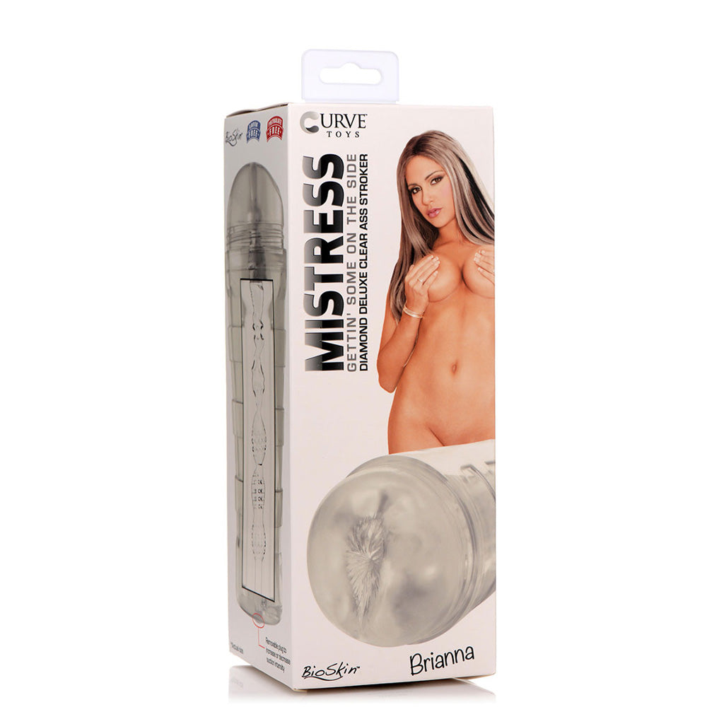 Mistress Deluxe Ass Stroker Clear | 653078942491 | Discreet Personal Wellness