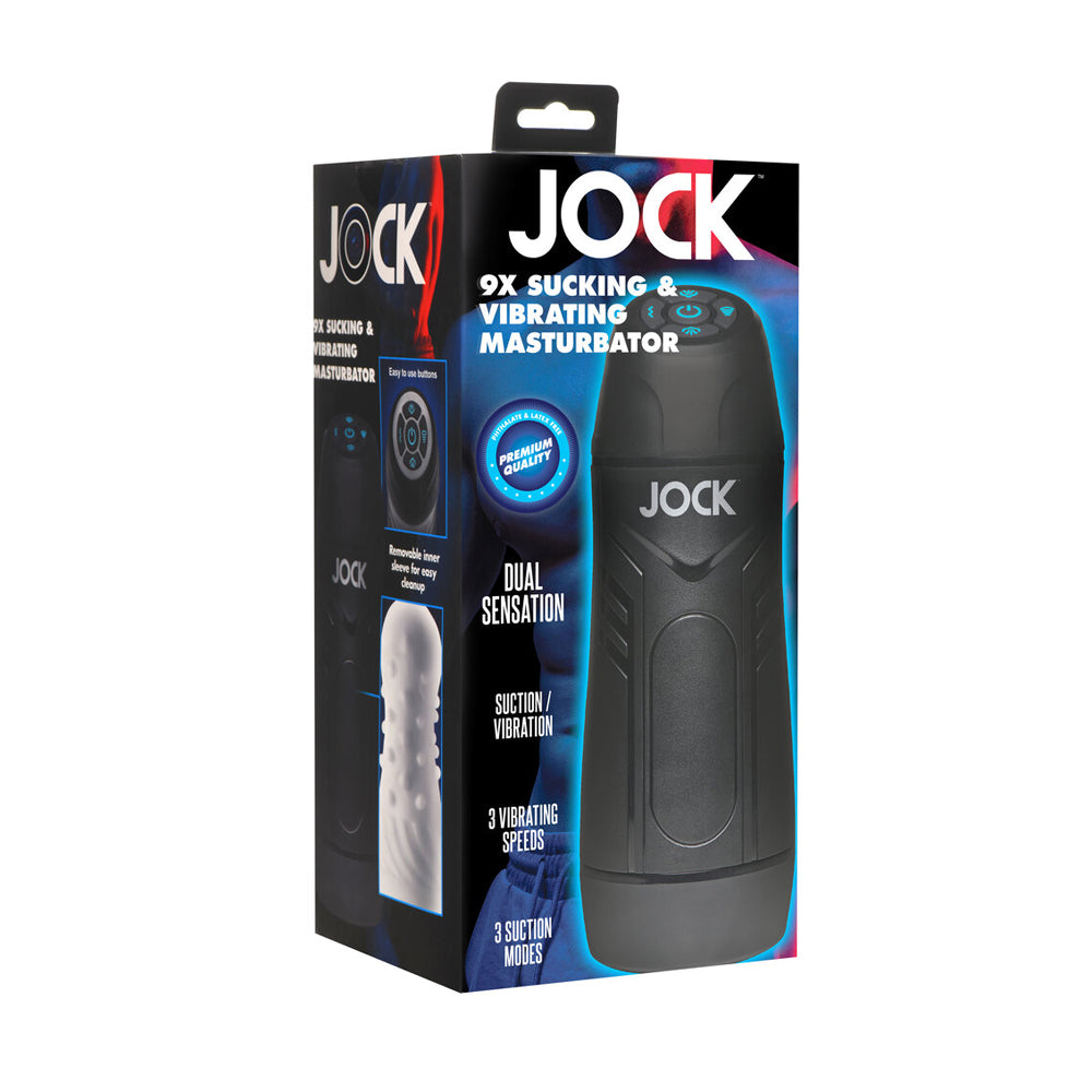 Jock 9X Sucking & Vibrating Masturbator | 653078943641 | Discreet Personal Wellness