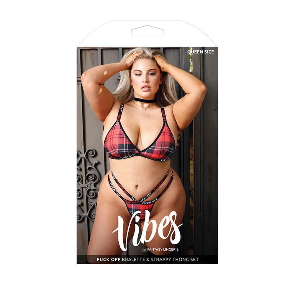 fun Off Bralette Set Queen Size | 657447082771 | Discreet Personal Wellness