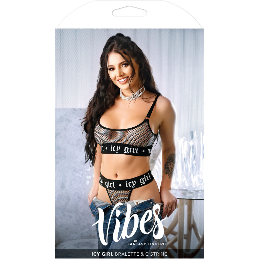 Icy Girl Bralette & G-String M/L | 657447087288 | Discreet Personal Wellness