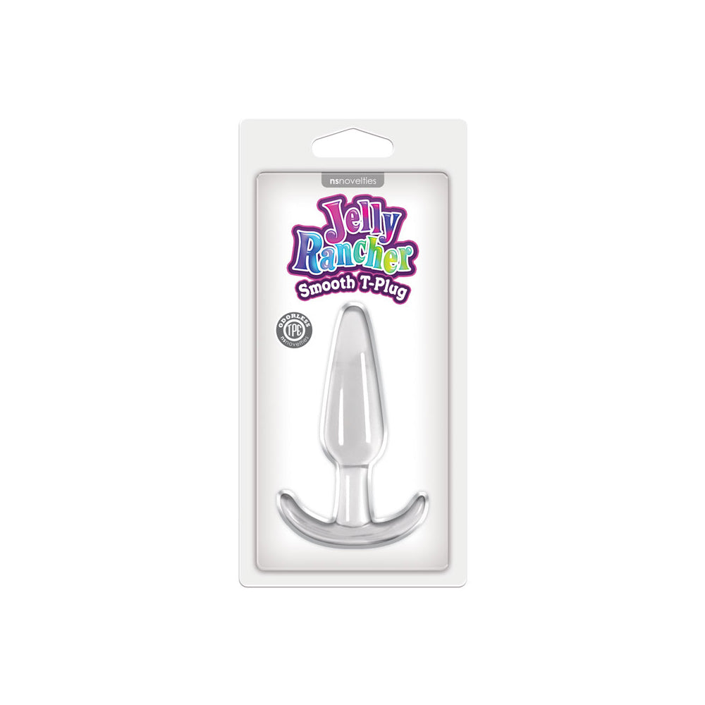 Jelly Rancher T-Plug Smooth Clear | 657447097973 | Discreet Personal Wellness