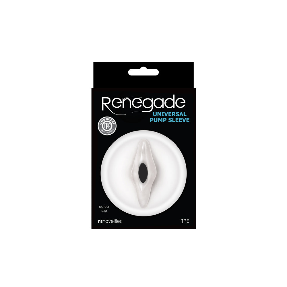 Renegade Universal Pump Sleeve Vagina | 657447098246 | Discreet Personal Wellness