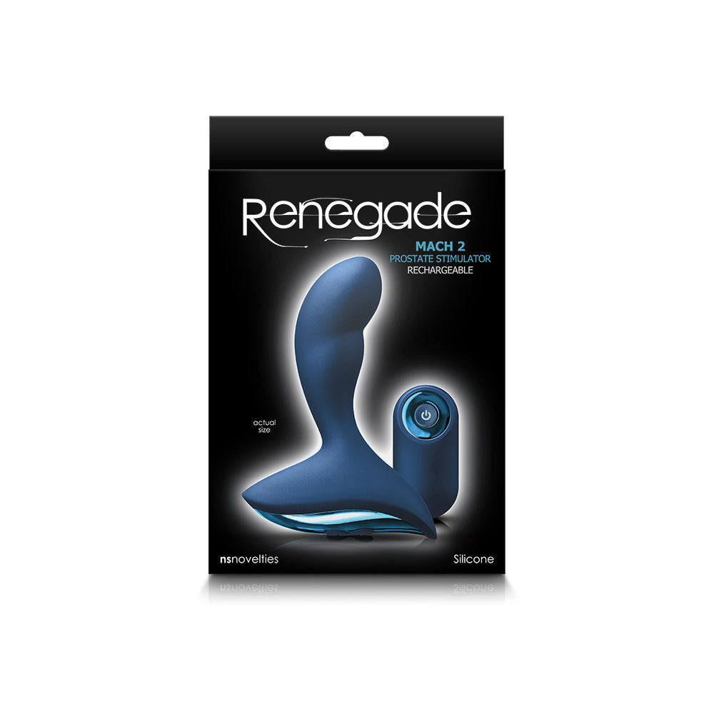 Renegade Mach Ii Blue | 657447101274 | Discreet Personal Wellness