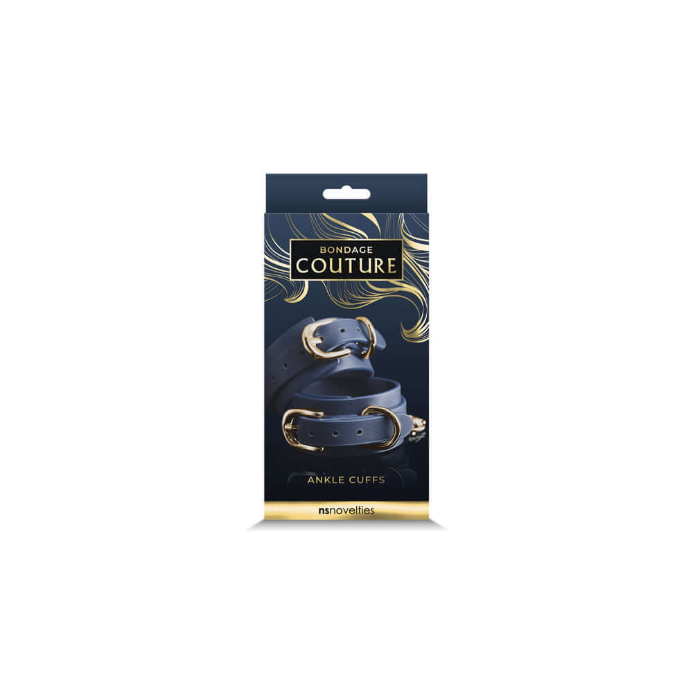Bondage Couture Ankle Cuff Blue | 657447103230 | Discreet Personal Wellness