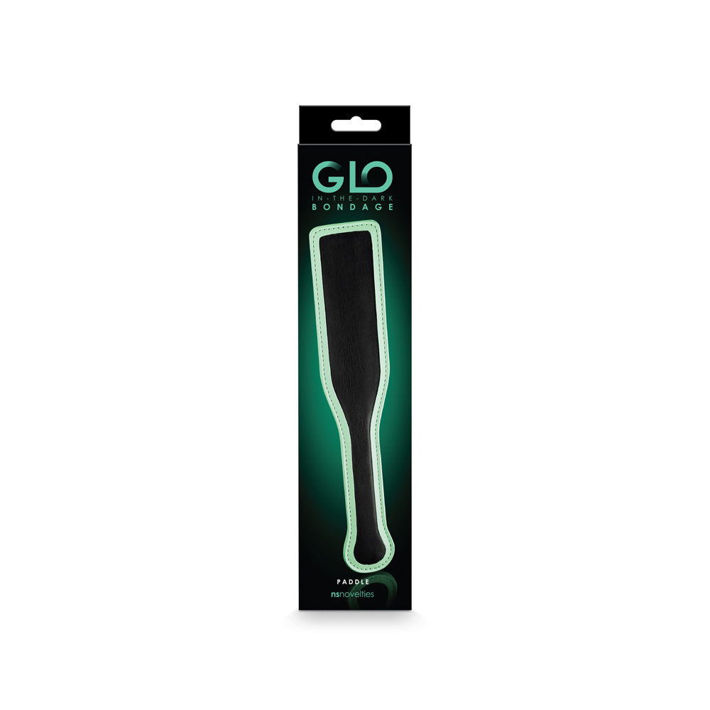 Glo Bondage Paddle Green | 657447104046 | Discreet Personal Wellness