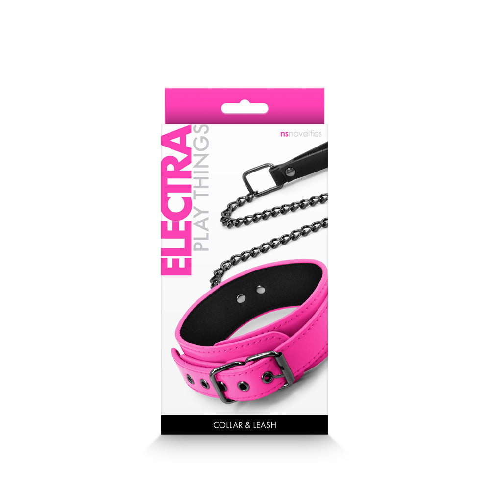Electra Collar & Leash Pink | 657447105043 | Discreet Personal Wellness