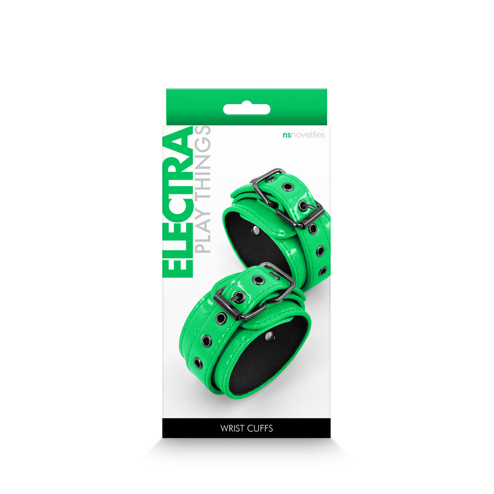 Electra Wrist Cuffs Green | 657447105098 | Discreet Personal Wellness