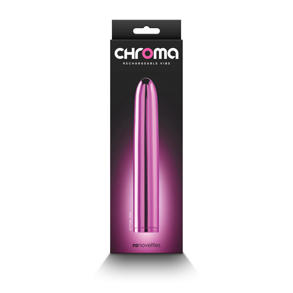 Chroma 7" Vibe Pink | 657447105791 | Discreet Personal Wellness