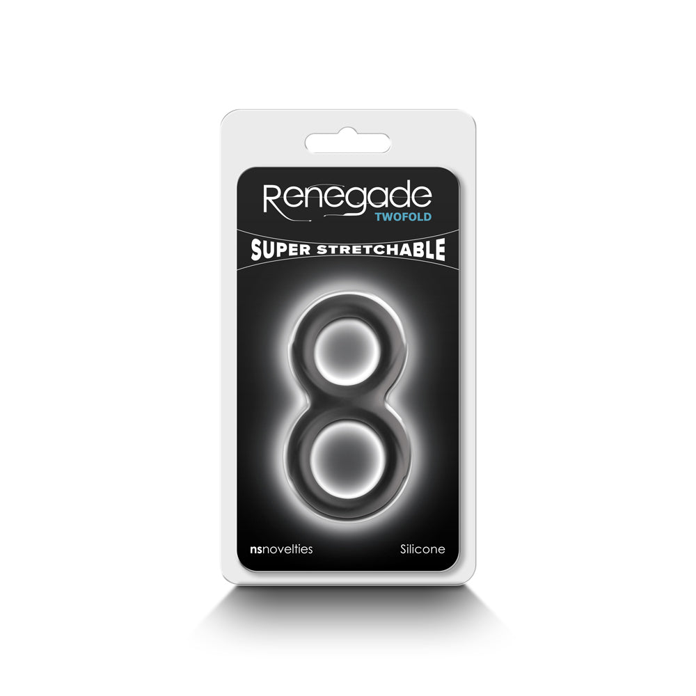 Renegade Twofold Black | 657447106163 | Discreet Personal Wellness