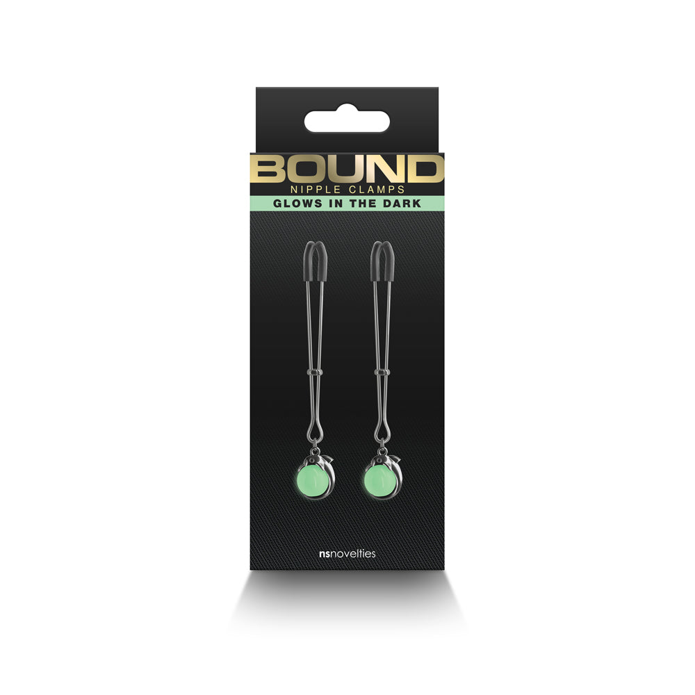 Bound Nipple Clamps G1 Gunmetal | 657447106767 | Discreet Personal Wellness