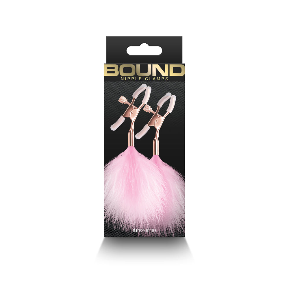 Bound Nipple Clamps F1 Pink | 657447106842 | Discreet Personal Wellness